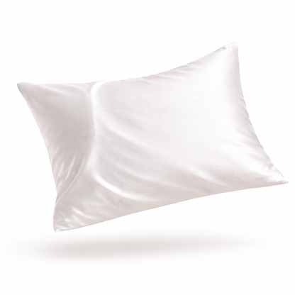 Premium 22-Momme Pure Silk Pillowcase | White
