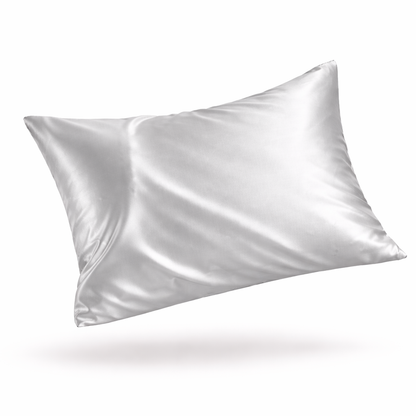 Premium 22-Momme Pure Silk Pillowcase | Silver