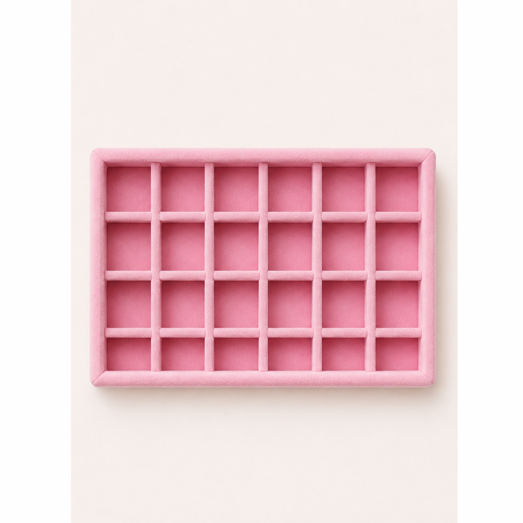 Elara Velvet Jewellery Organiser Tray
