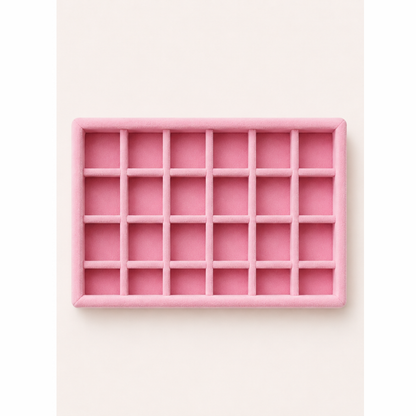 Elara Velvet Jewellery Organiser Tray