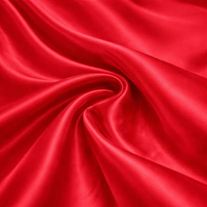 Premium 22-Momme Pure Silk Pillowcase | Red