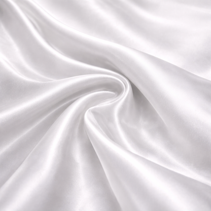 Premium 22-Momme Pure Silk Pillowcase | Silver