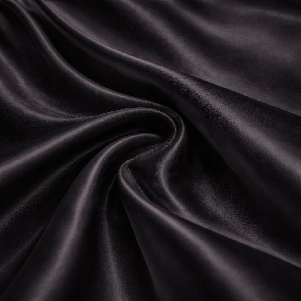 Premium 22-Momme Pure Silk Pillowcase | Black