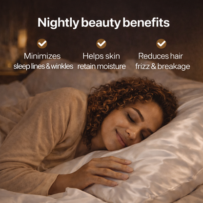 Premium 22-Momme Pure Silk Pillowcase | White