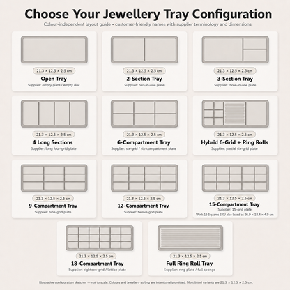 Elara Velvet Jewellery Organiser Tray