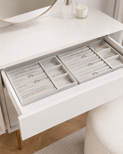 Elara Velvet Jewellery Organiser Tray