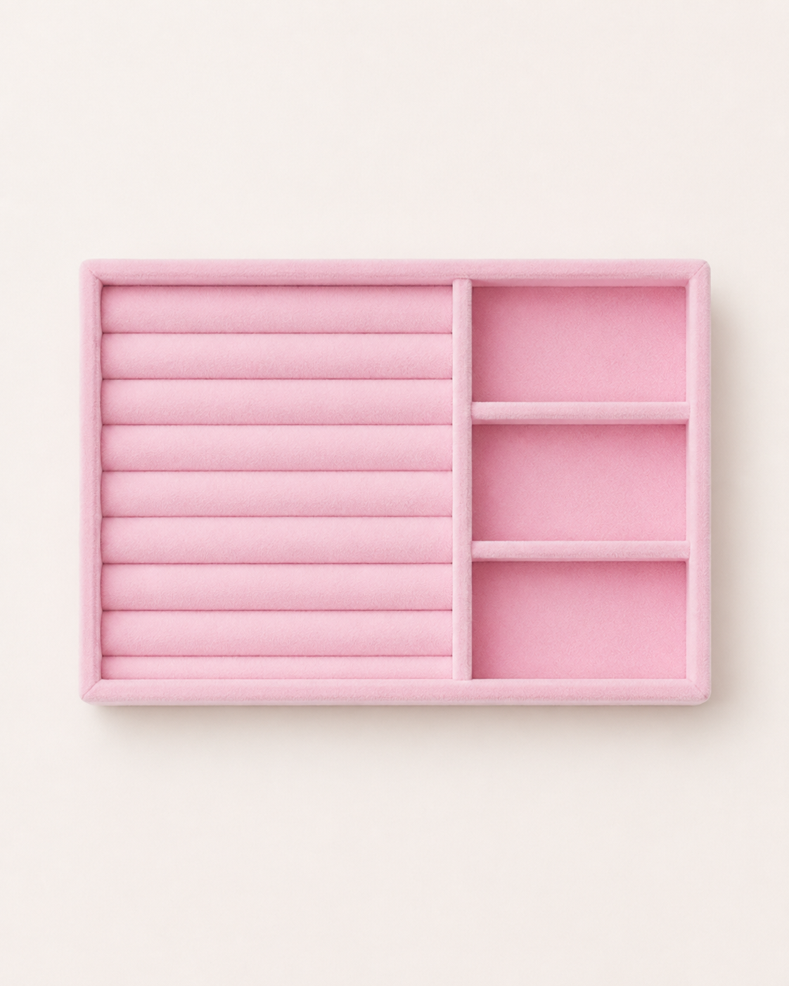 Elara Velvet Jewellery Organiser Tray
