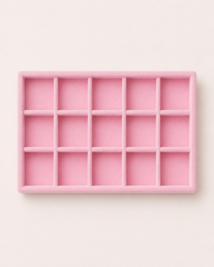 Elara Velvet Jewellery Organiser Tray