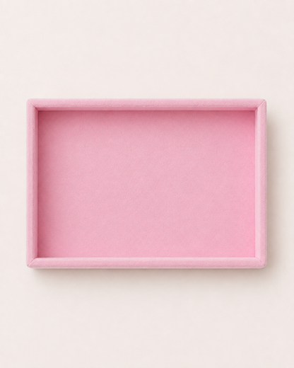 Elara Velvet Jewellery Organiser Tray